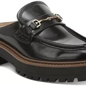 Sam Edelman Lug Sole Loafers with Gold Accent